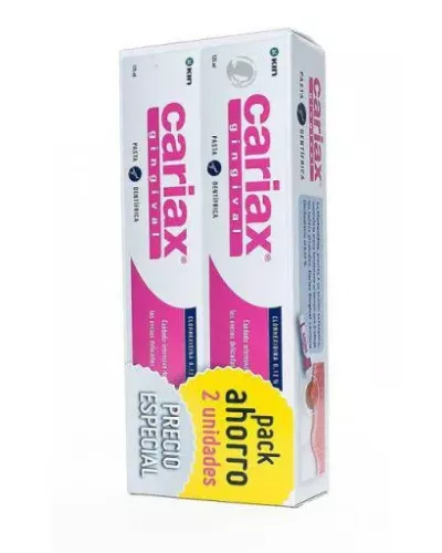 Kin Pasta Cariax Gingival 125ml Pack 2 Units