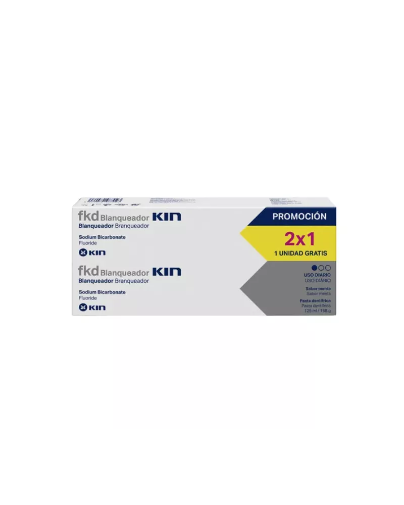 Kin Fkd Dentífrico Blanqueador 2x125ml