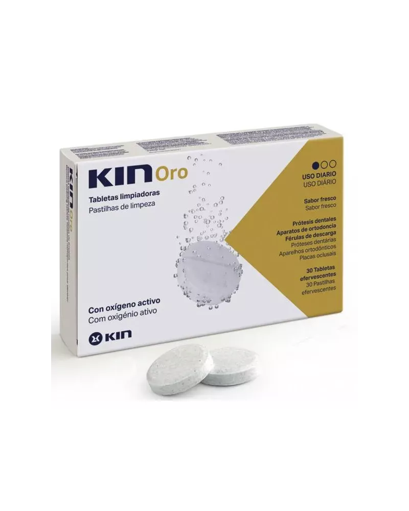 Kin Oro Tabletas Efervescentes 30U