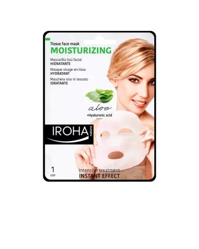 Iroha Nature Hydratant Masque Visage En Tissu Aloe Vera 1 Unité