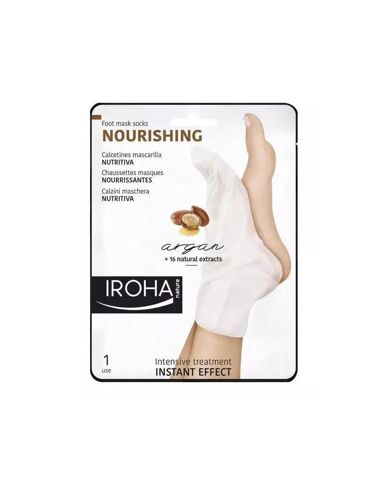 Iroha Nature Argan y Macadamia Nourishing Socks 1 U