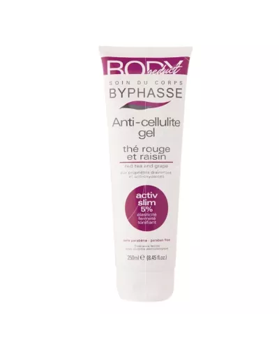 Byphasse Anti Cellulite Gel Thé Rouge Et Raisin 250ml