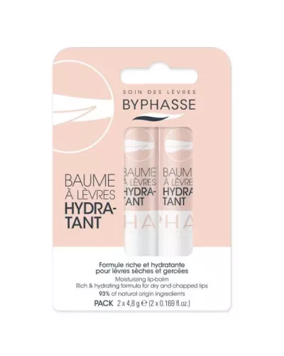 Byphasse Bálsamo Labial Hidratante Hidratante 2 U