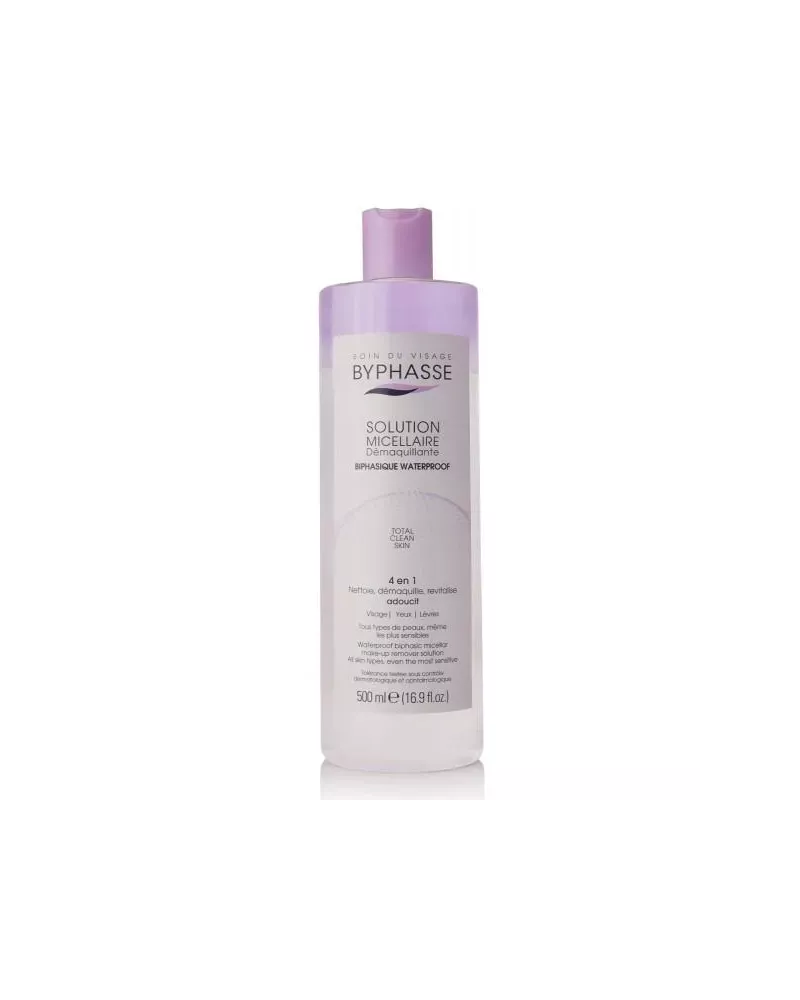 Byphasse Solución Micelar Desmaquillante Bifásica Waterproof 500ml