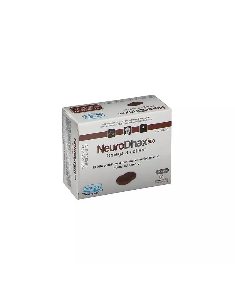 Epadhax Neurodhax Omega 3 550mg 80 Cápsulas