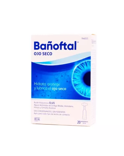 Bañoftal Ojo Seco Monodosis 0.4 20U