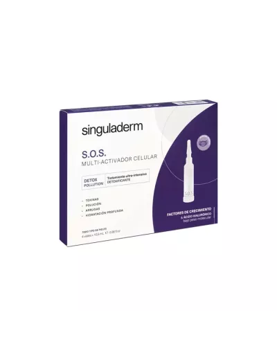 Singuladerm S.O.S. Multi-Cellular Activator Detoxifying Treatment 4x10,5ml