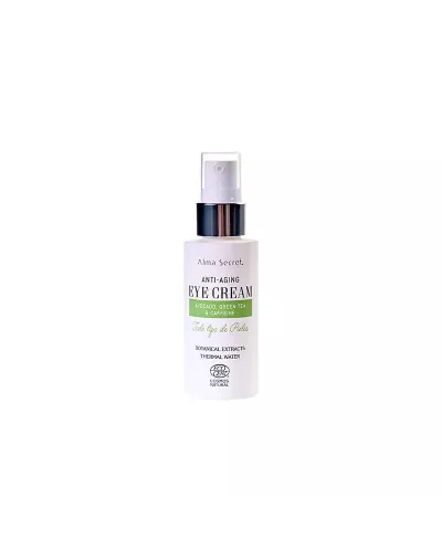 Alma Secret Eye Cream Antiedad Con Aguacate, Té Verde y Cafeína Botanica