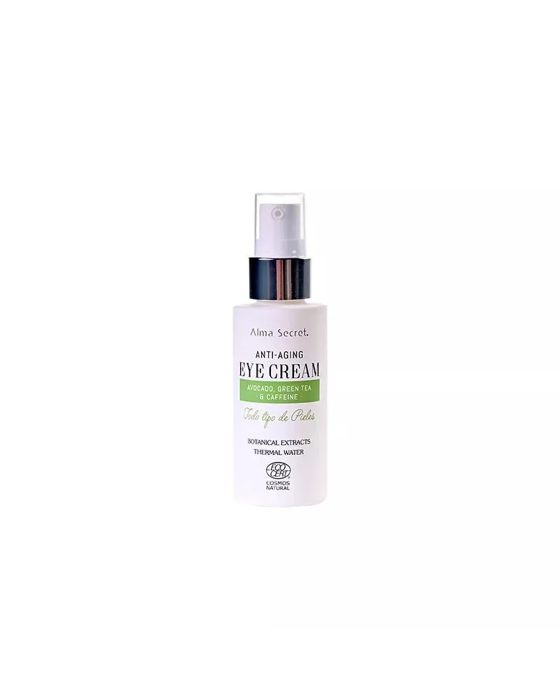 Alma Secret Eye Cream Antiedad Con Aguacate, Té Verde y Cafeína Botanica