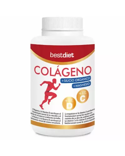 Best Diet Collagen+Organic Silicon+Magnesium 120 Tablets