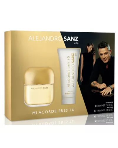 Alejandro Sanz Mi Acorde Eres Tú Eau de Toilette Vaporizador 100ml Set de 2 productos