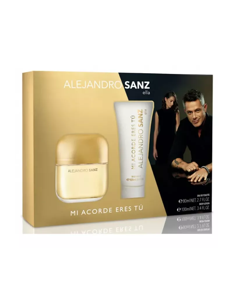 Alejandro Sanz Mi Acorde Eres Tu Eau De Toilette Vaporisateur 100ml Coffret 2 Produits
