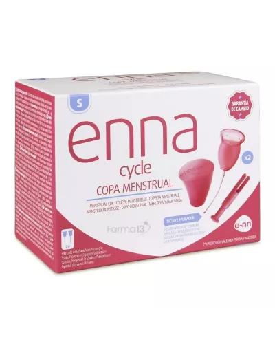 Enna Cycle Copa Menstrual Talla S 2 Und + Aplicador
