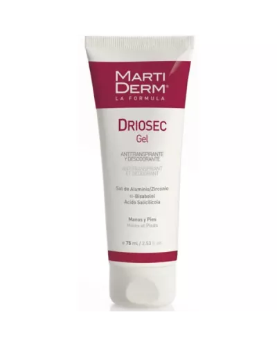 Martiderm Driosec Déodorant Gel Pour Les Mains et Les Pieds 75ml