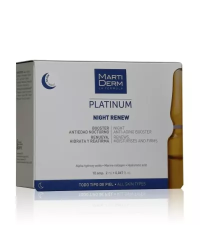 Martiderm Platinum Night Renew 10x2ml Ampoules