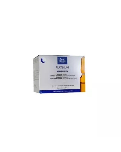 Martiderm Platinum Night Renew 30x2ml Ampollas