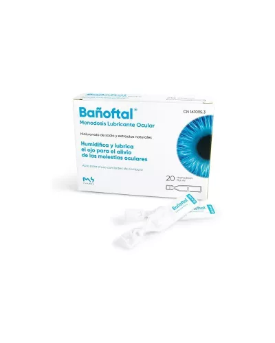 M4pharma Bañoftal Lubricante Ocular 20 Monodosis