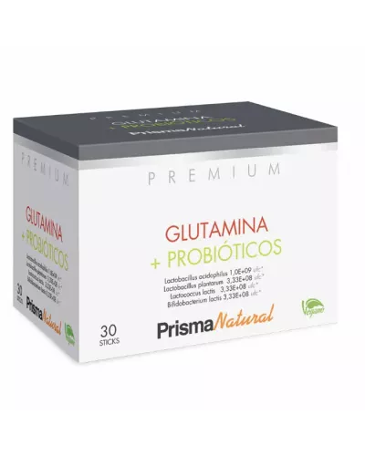 Prisma Natural Glutamine + Probiotics 30 Sticks x 4.37g