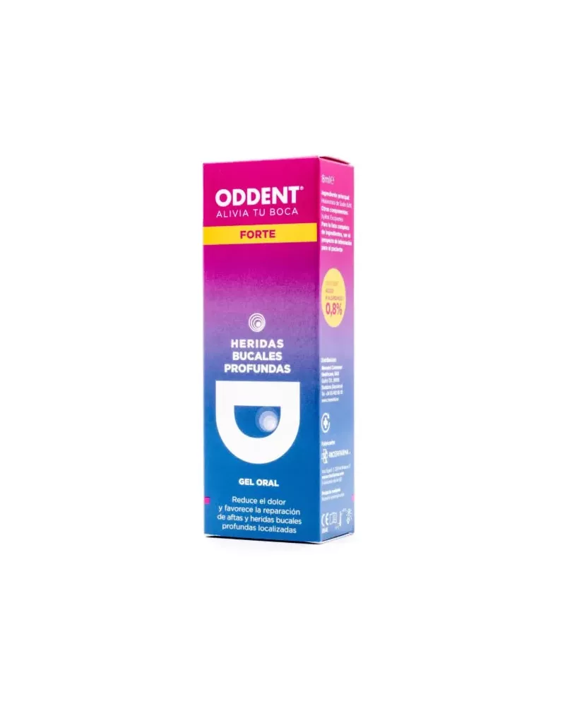 Oddent Forte Gel Oral Heridas Bucales Profundas 8ml