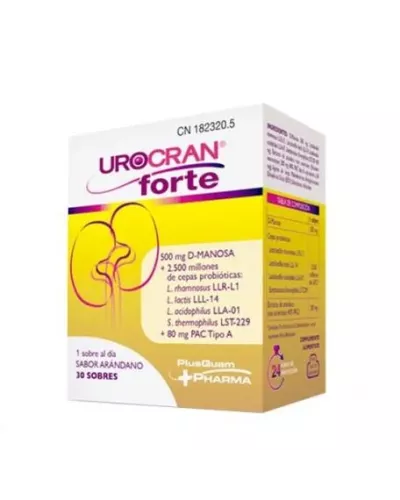 Pusquampharma Urocran Cranberry Probiotiques 30 Gélules