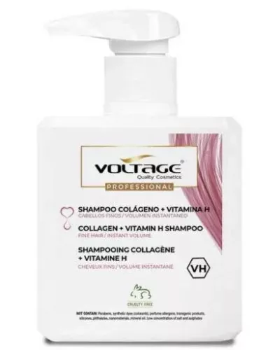 Voltage Cosmetics Colágeno Vitamina H Champú 500ml