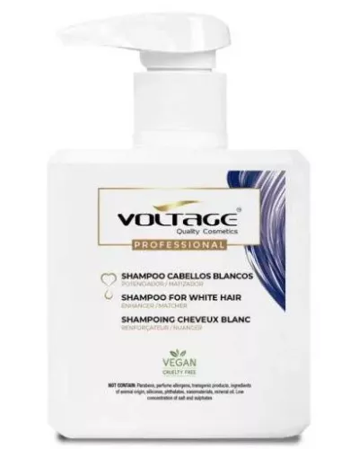 Voltage Cosmetics Therapy Ultra Violet Cabellos Blancos 2 En 1 Champú-Mascaril