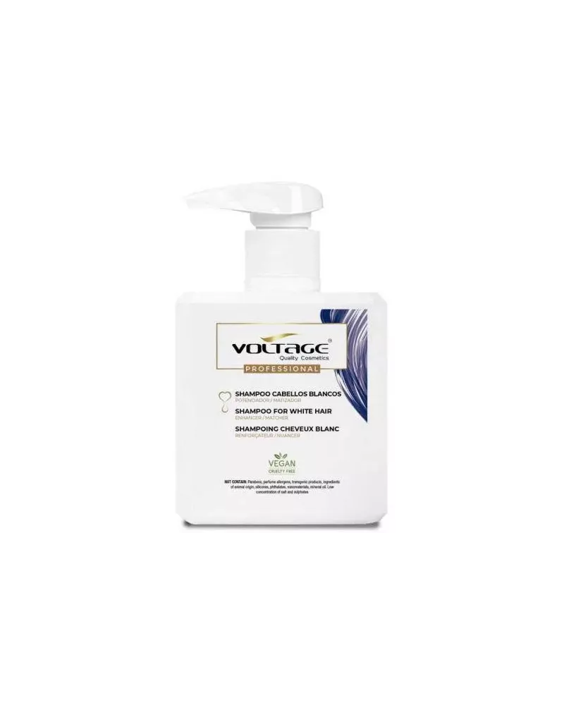 Voltage Cosmetics Therapy Ultra Violet Cabellos Blancos 2 En 1 Champú-Mascaril