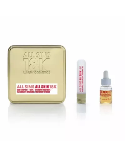All Sins 18k Todo Piel Sculp Pack 7 Días Tratamiento Intensivo 2 Productos