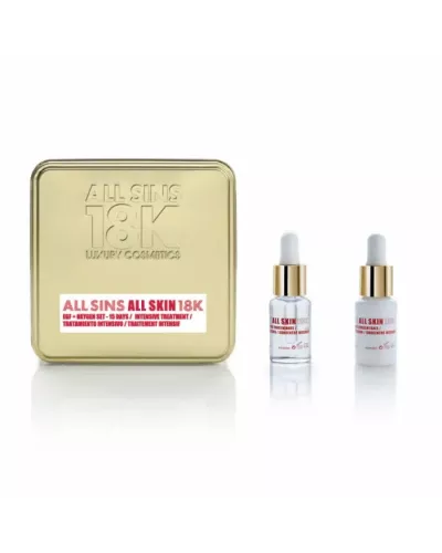 All Sins 18k Tratamiento Intensivo de 15 Días para Pieles Normales - Coffret 2 Productos