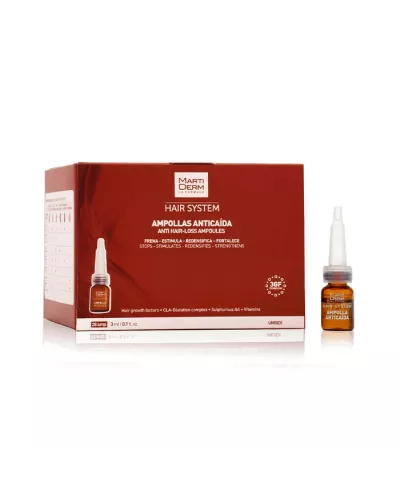 Martiderm Hair System Anti-Cheveux Perdent 28 Ampoules
