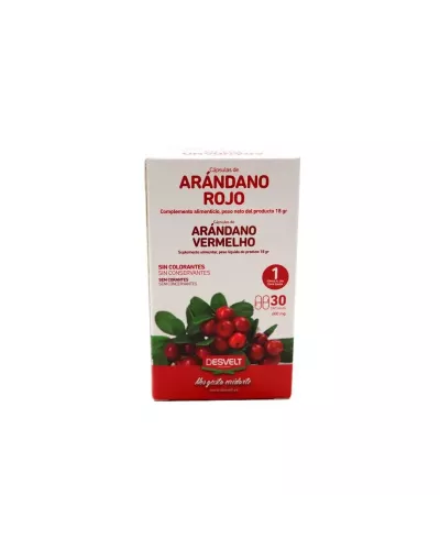 Desvelt Arándano Rojo 30 Cápsulas