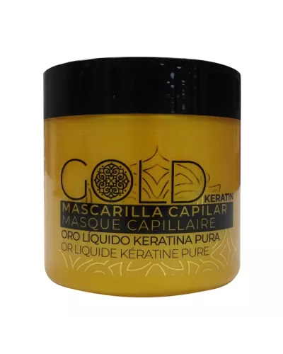 Elie Saab Lovyc Gold Mascarilla Capilar Oro Liquido Keratina Pura 400ml