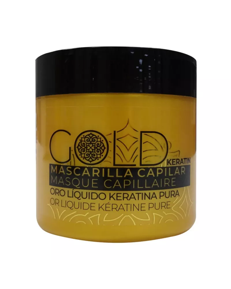 Elie Saab Lovyc Gold Mascarilla Capilar Oro Liquido Keratina Pura 400ml