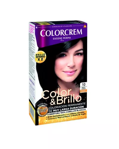 Eugene Perma Tinte Pelo Colorcrem 10 Negro Intenso