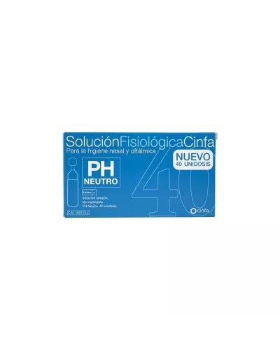 Cinfa Solución Fisiológica Para Higiene Nasal 40 Unidosis