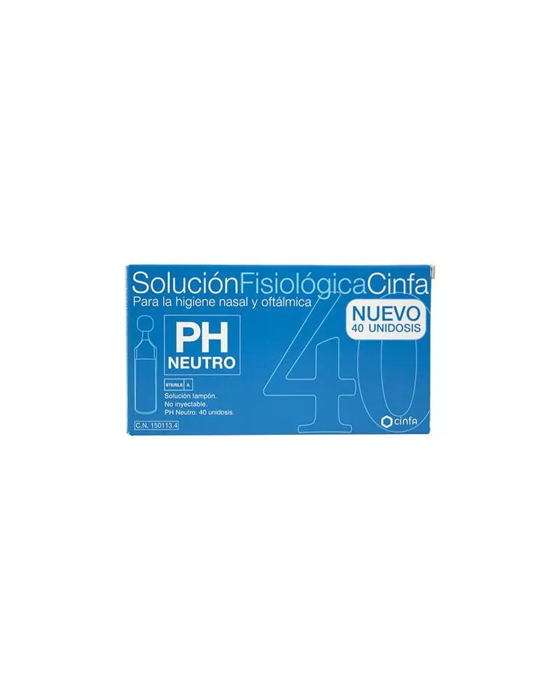 Cinfa Solución Fisiológica Para Higiene Nasal 40 Unidosis