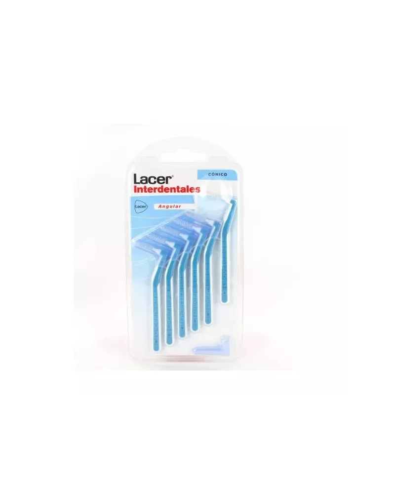 Lacer Interdental Angular Cylindrical Conical Brush 6 Units