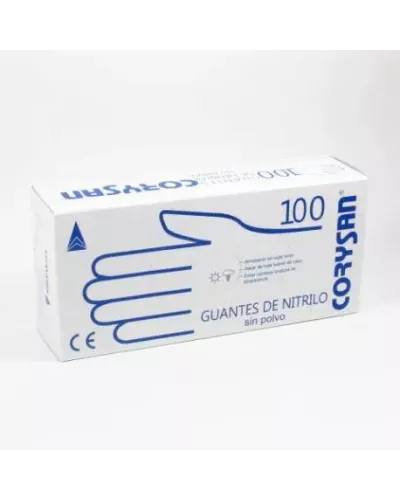 Corysan Gant En Nitrile S - Poudre Tm 100 Unités
