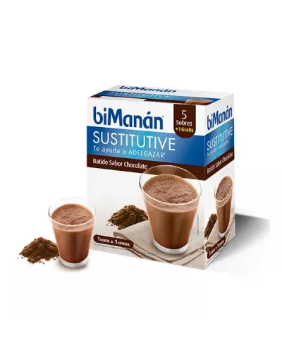 Bimanan Sustitutive Milk-shake Au Chocolat 5 Unités