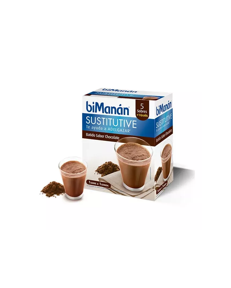 Bimanán Sustitutive Chocolate Milkshake 5 Units