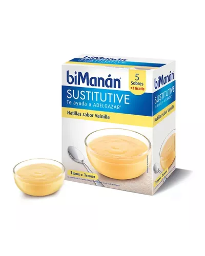 Bimanán Sustitutive Vanilla Custard 5 Units