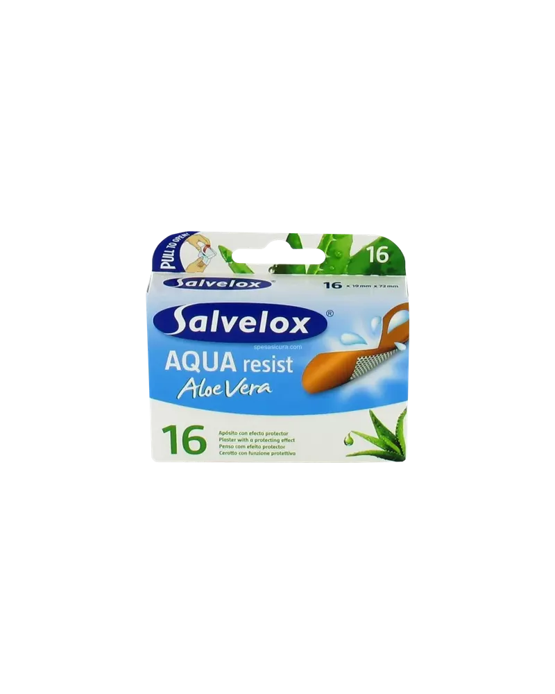 Salvelox Aqua Resist Aloe Vera 16 Uds
