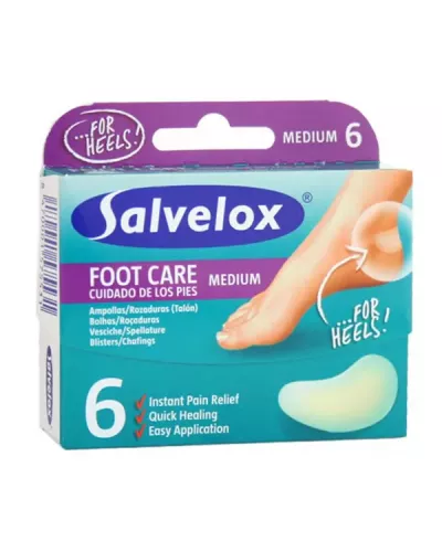 Salvelox Emplâtres Hydrocolloïdes Moyens 6 Unités 40×61 mm