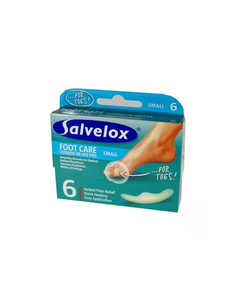 Salvelox Emplâtre Hydrocolloïde Petit 6 Unités 21×64 mm