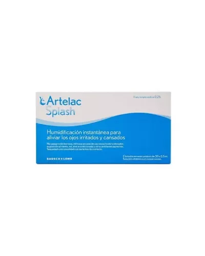 Artelac Splash Colirio Ojos Secos 0.5ml 30 Monodosis