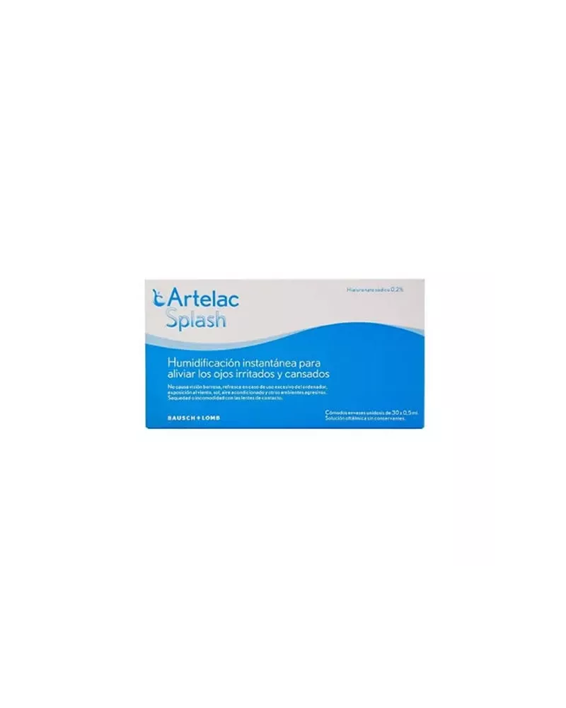 Artelac Splash Colirio Ojos Secos 0.5ml 30 Monodosis