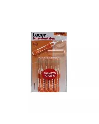 Interdental Lacer Extra Fine Douce Droite Droite 10 Pcs