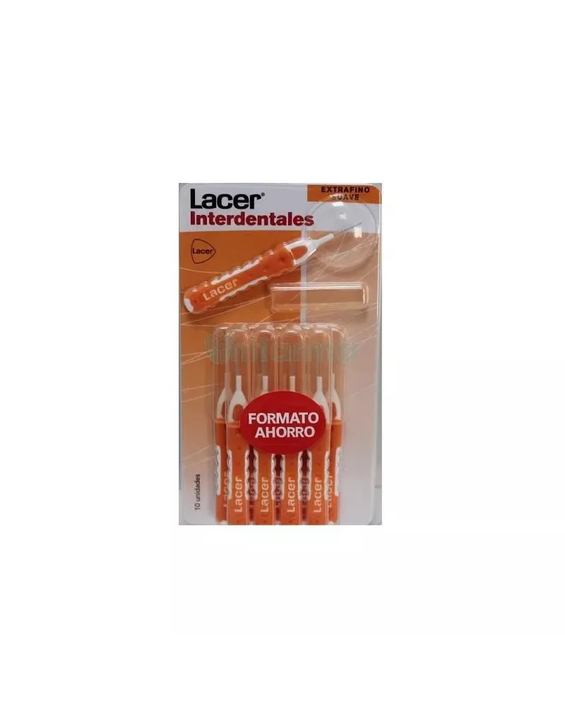 Interdental Lacer Extra Fine Soft Straight 10 Uts
