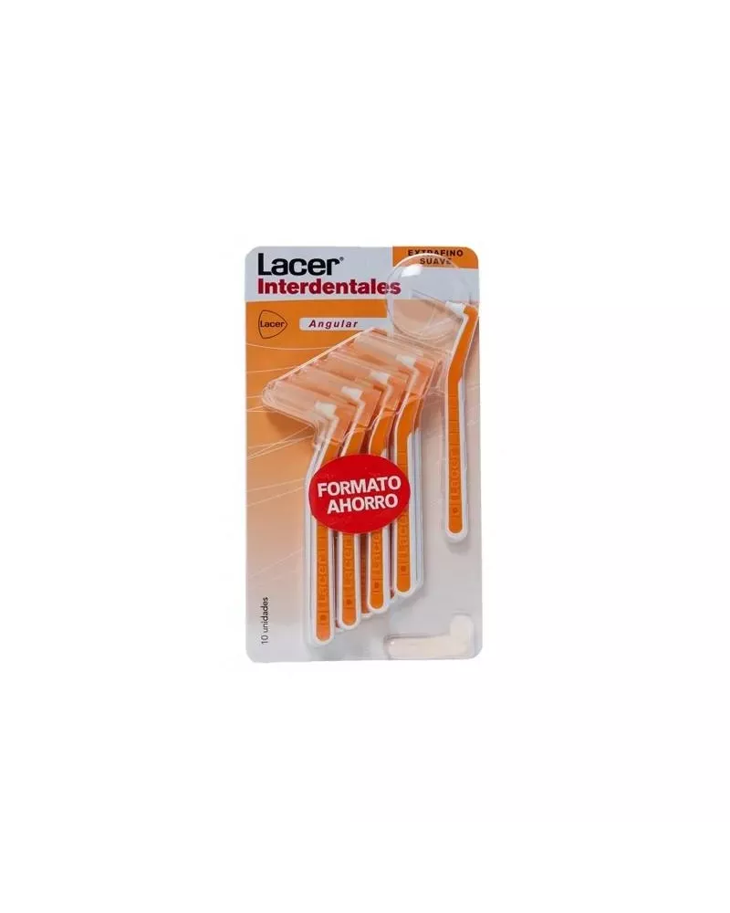 Lacer Interdentales Extrafino Suave Angular 10uds