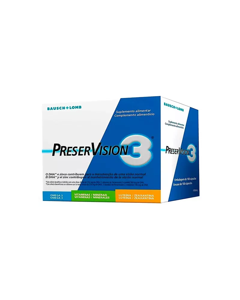 Bausch+lomb Bausch y Lomb Preservision 3 180 Capsules